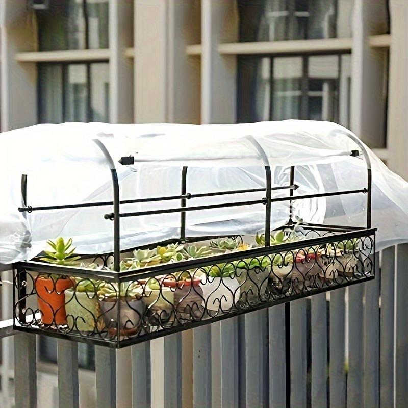 Покрытие для растений теплицы Садовое Непромокаемый пластик Устойчивый к УФ-излучению Садоводство Ветрозащитный Пылезащитный Толстый Фермерский Прозрачный