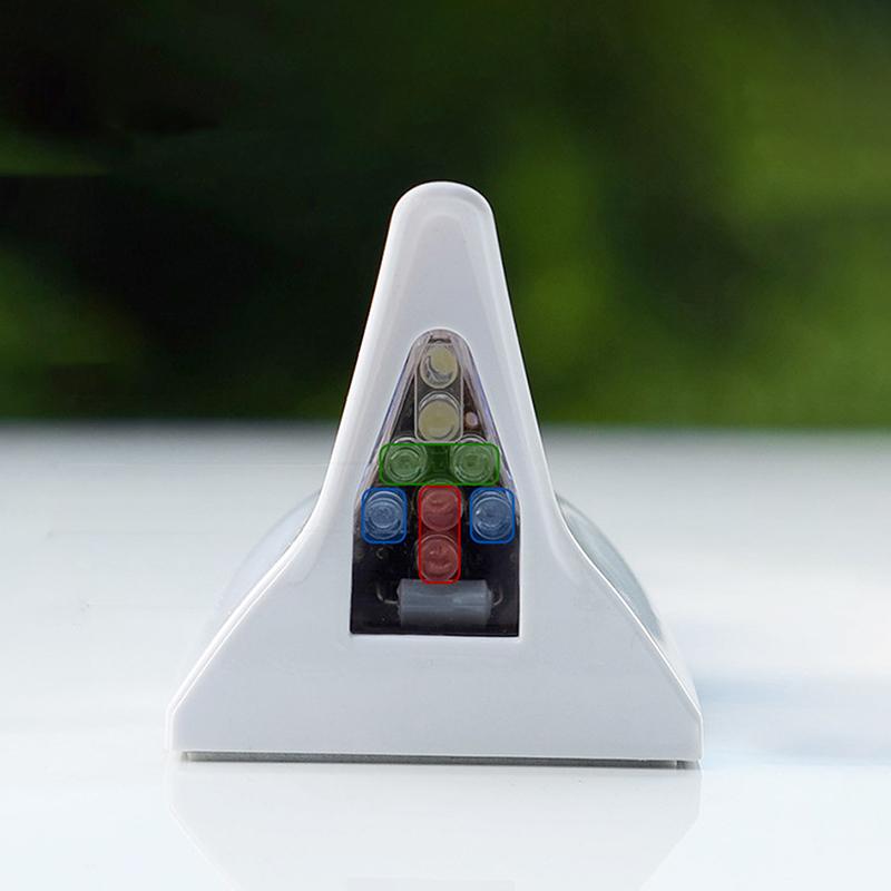 Универсальный светодиодный автомобильный плавник акулы антенна с солнечной энергией авто радио сигнальные антенны антенны на крыше безопасность вождения предупреждающий свет