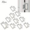 10pcs 4 Inch 4*3*3 Door Hinge Stainless Steel Flat Hinges Window Wooden Box Door Bookcase Connector Furniture Cabinet Hardware