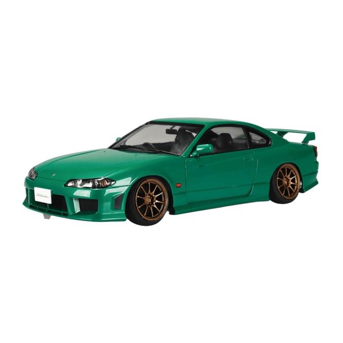 Aoshima Tuned Car No.105 1/24 S15 Silvia '99 Air Suspension Custom (Nissan) Plastic Model 7.3 inches