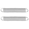 2Pcs Stainless Steel Electric Fence Spring Gate 16 Feet Extendable Metal Fence Gate  Sheep Enclosure