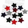 28mm 10-20pcs Acrylic Star Velvet Pendant Beads For Jewelry Making DIY Accessories