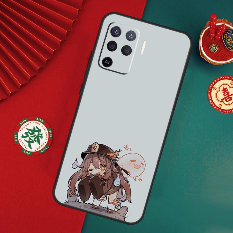 Genshin Impact Ху Тао ХуТао Чехол Для Oppo A76 A16 A96 A17 A60 A40 A80 A98 A58 A78 A18 A38 A57 A74 A54 A94 A15 A5 A6 Pro