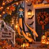 Skeleton Ghost Windsock Pumpkin Halloween Hanging Ornaments Creative Windpipe Flag  Haunted House