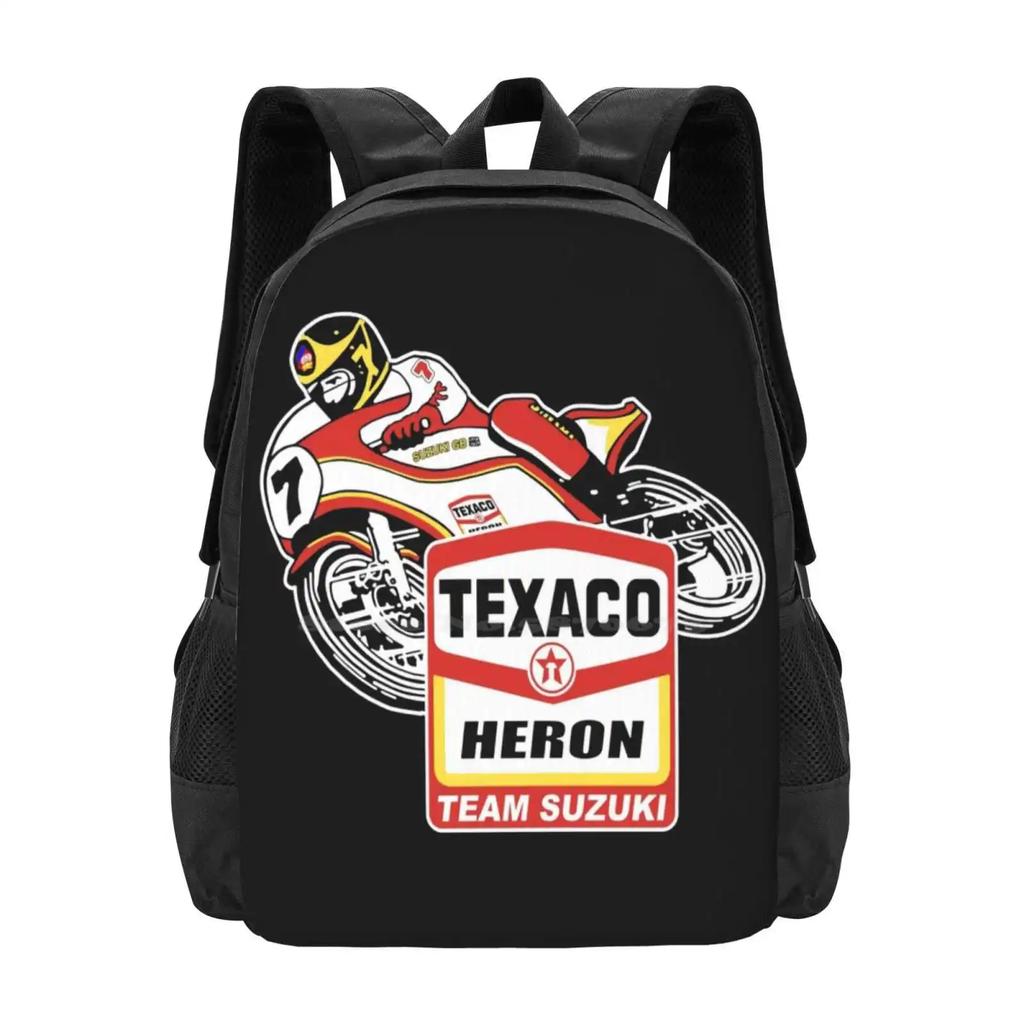 Рюкзаки Barry Sheene Heron Team Для школы Подростки Девочки Дорожные сумки Barry Sheene Утка Heron Team