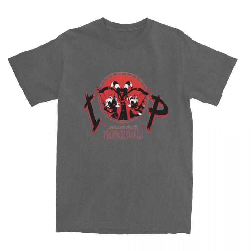 Футболка Helluva Boss Start Up Killing Company для мужчин Blitzo Cartoon Cool Tees Футболки с коротким рукавом и круглым вырезом Топы