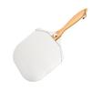 Cake Spatula Baking Tool Sturdy Wooden Handle Easy To Store Wooden Handle Transfer Pizza Spatula