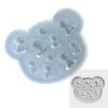 Practical Silicone Small Bear Accessories Mould Unique Epoxy Resin Jewelry Making Molds for Crafting Enthusiasts