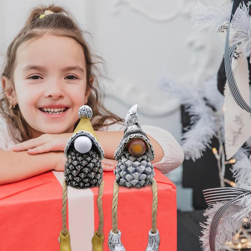 Хэллоуин Рождественский Гном Декор Рождественский Гном Украшение Шишка Гном Украшение Статуэтка Главная Декор