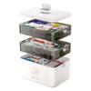 Large Multi-Layer Medicine Storage Box - Portable Family First Aid Kit