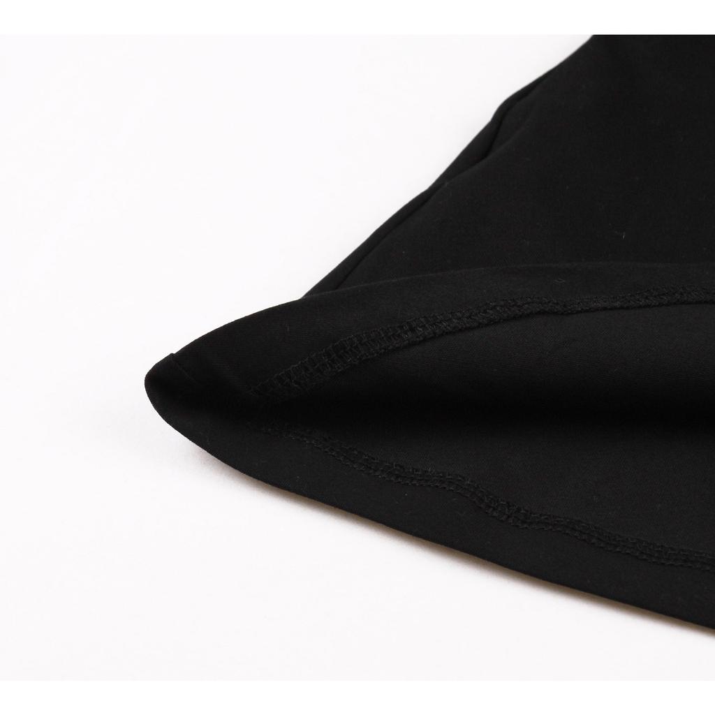 GMXIA Стиль Хепберн, вырез под горло, черная талия, рукава-семь точек, винтажное элегантное женское платье-халат, хлопок