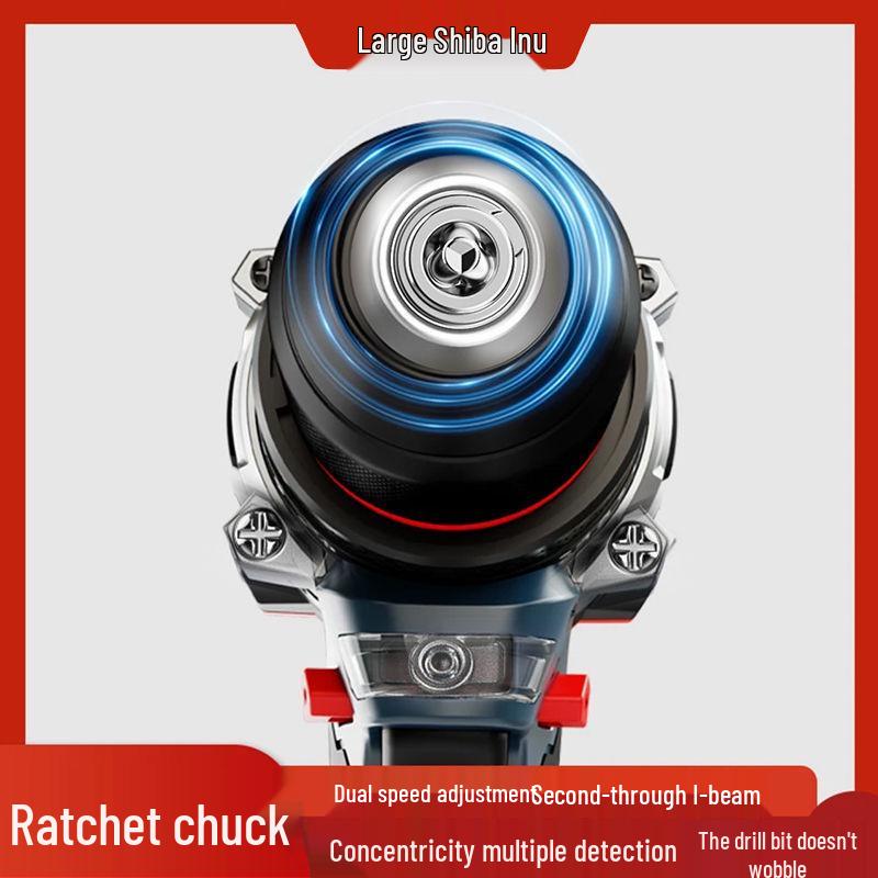 Перезаряжаемая бесщеточная литиевая электрическая дрель и ударный шуруповерт с многофункциональным сверлением и закручиванием