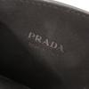 Used AUTHENTIC PRADA Phone case neck pouch Triangle logo Saffiano Black