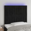 VidaXL LED Headboard Bedroom Furniture Single Bed Accessory Headboard Interior Black 3122706