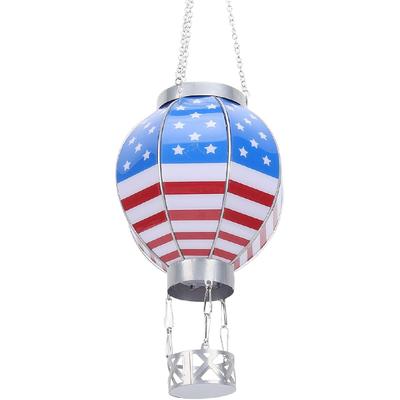 Уличный подвесной светильник, Энергосберегающий Легкая установка Автоматический Декоративный Фонарь на солнечной батарее в виде воздушного шара для двора для крыльца (L)