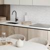 Self-Adhesive Vinyl Tile Cladding Brick Wall Pattern 4x50x50 cm