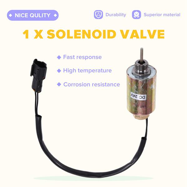 24V Solenoid Valve for Sumitomo SH120/SH200 A1, A2, A3