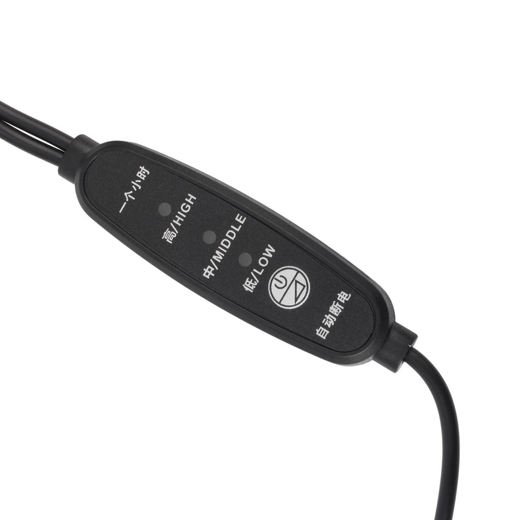 12V USB Motorcycle Heating Handlebar Cover 3 Gears Heated Handgrips Electric Heated Handle Cover for Scooter ATV ADV Moped Parts