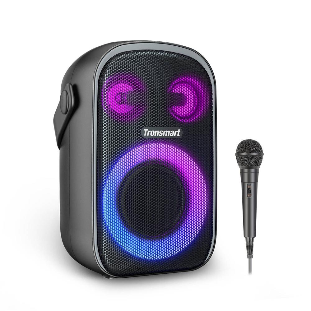 Bluetooth-динамик Tronsmart Halo 110 с проводным караоке-микрофоном, поддержка караоке, превосходный стереозвук 60 Вт, BT5.3