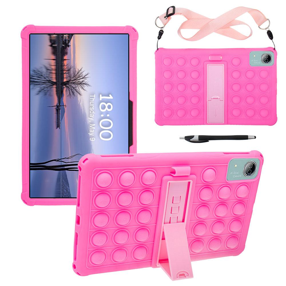 Bubble Soft Stand Case For Doogee T20 Ultra / T40 Pro 12inch Funda Kids Safe Silicone Tablet Protective Cover