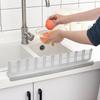 1pc Waterproof Sink Suction Cup Type Water Baffle, Kitchen Supplies Household Sink Countertop Splash Proof Water Baffle