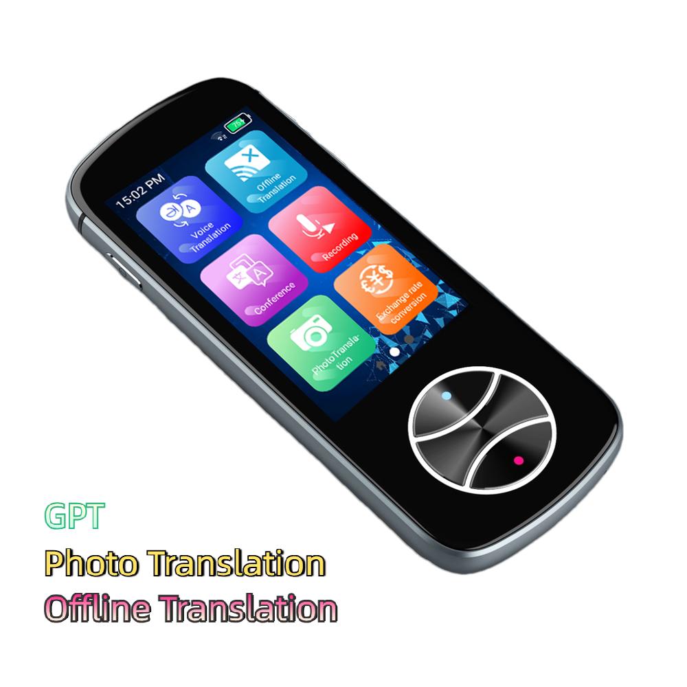 Smart Multilingual Translator - Offline & Photo Translation, 3.0-Inch Touchscreen, Supports 107 Languages