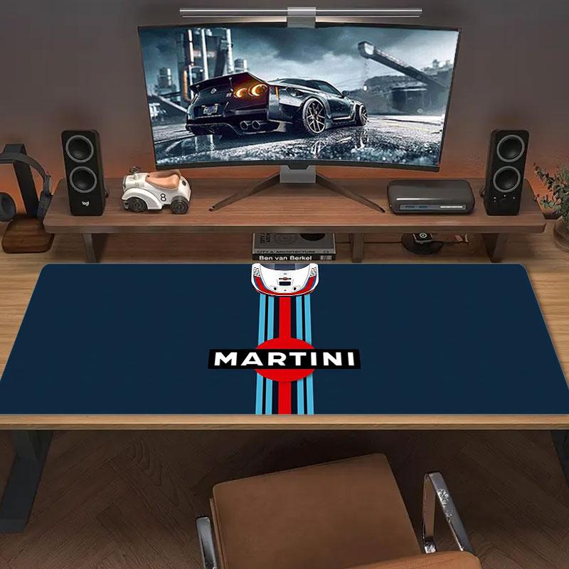Коврик для мыши Martini Car Большого размера Подушка для большого игрового стола Нескользящий Коврик для ноутбука Планшета Большой коврик для мыши XXL Коврик Игровой коврик для мини-ПК С заблокированным краем