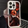 Чехол для телефона iPhone 17 Air 16E 15 16 Pro Max Дьявол Плохой Парень Аниме Стиль Чехол 14 Plus 13 12 Mini Мягкий Силиконовый Fundas