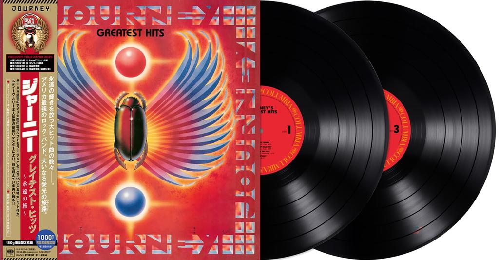 Greatest Hits Journey Remastered 2LP 180 г Тяжелый ~Вечный (Издание 2024 г.) [Аналоговый]