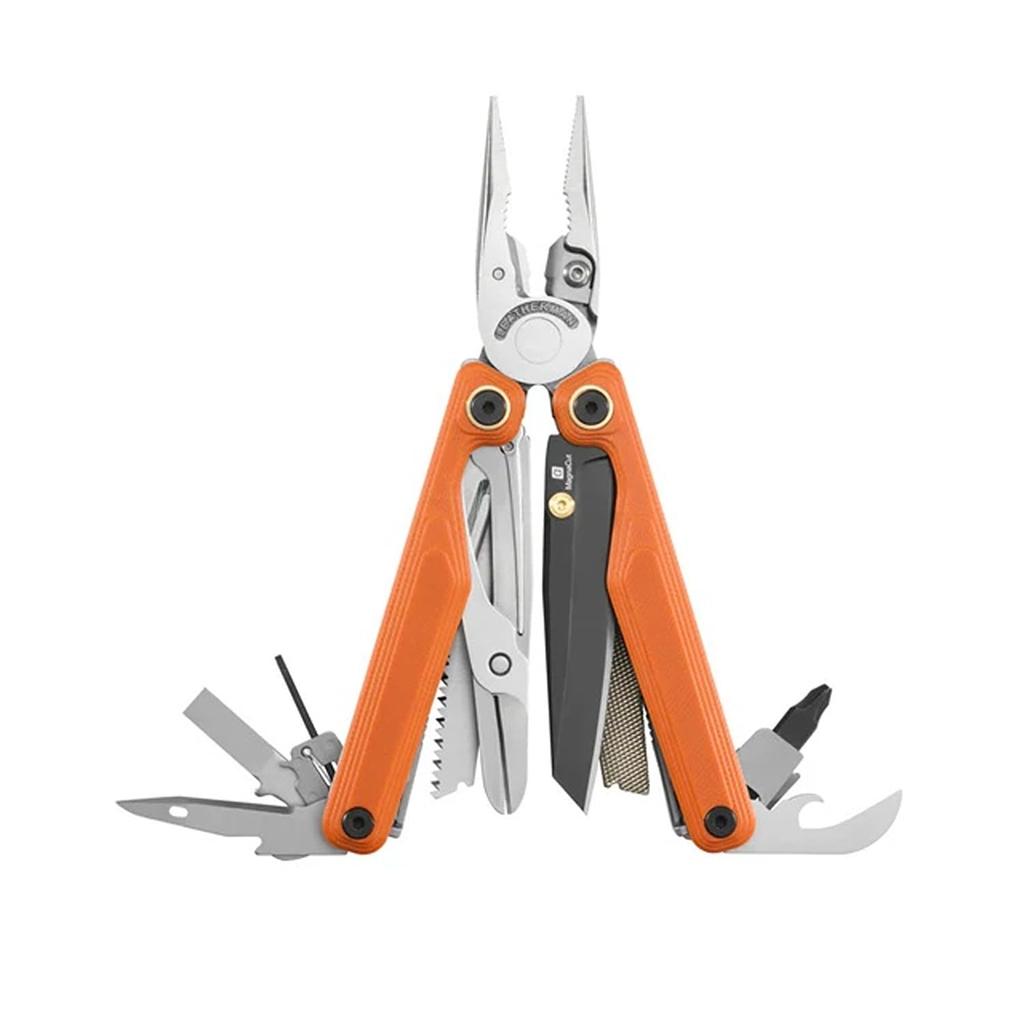 LEATHERMAN Wave Alpha MagnaCut Blade Multi-Tool Green G10 Handle Outdoor 25-Year Warranty