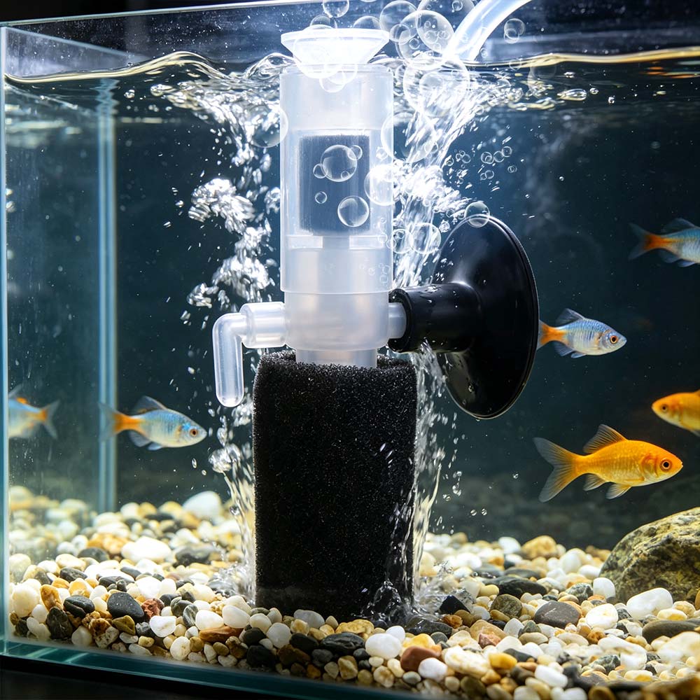 Multi Layer Fish Tank Filter Mini Fish Tank Sponge Filter Pumps Freshwater and Saltwater