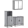 VidaXL Ensemble De Meubles De Salle De Bain 3 Pcs Sonoma Grey, Bathroom Cabinet, Bathroom Cupboard, Furniture of 3300948