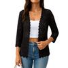 Рубашки с рукавом 3/4 для женщин, милые футболки с графическим принтом, блузки, повседневные базовые топы больших размеров, пуловеры
