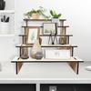5-Tier Wooden Display Stand Tabletop Multi-tier Storage Rack Tiered Display Riser Stand for Plants Cupcakes Collectibles Farmers Markets