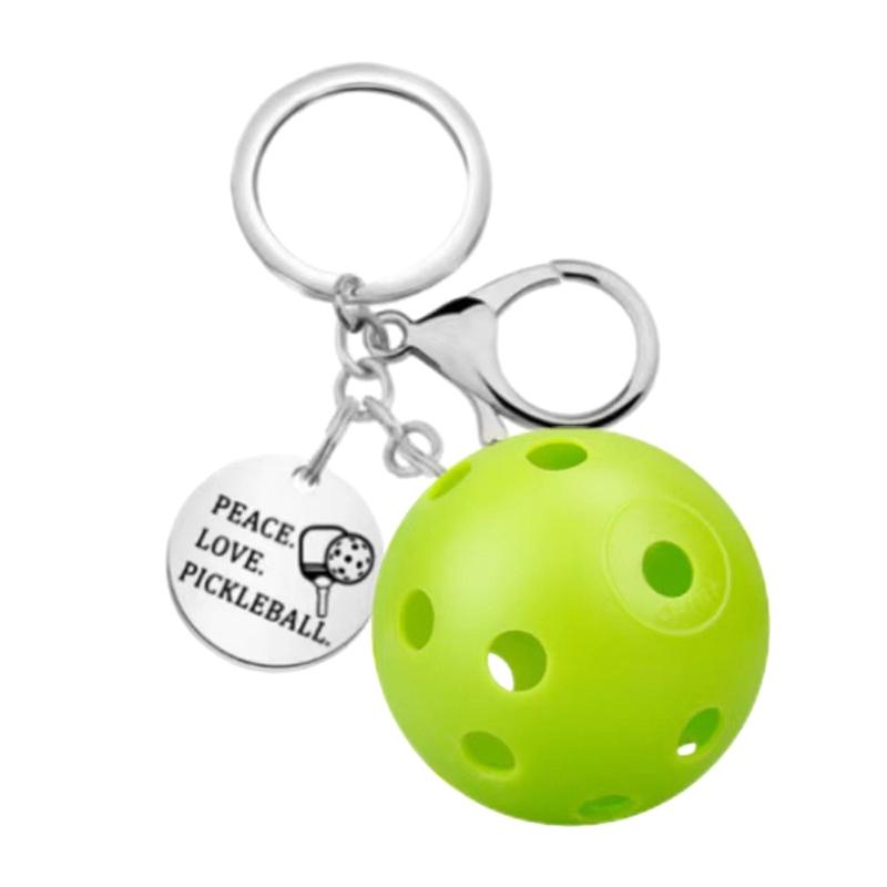 2024 Новый брелок для сумки пиклбол Держатель для ключей Брелок для ключей автомобиля Подвеска Брелок для пиклбола Для вечеринки Праздника Сумки Кошельки Подарки на день рождения