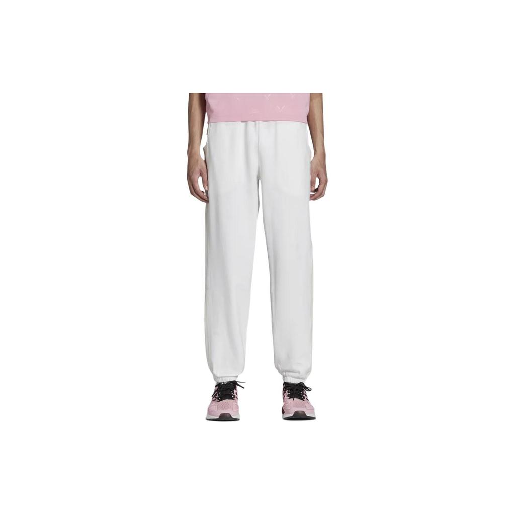 adidas Брюки Originals Trefoil Ninja, флисовые вязаные джоггеры со средней талией, мужские брюки белого цвета GP2322