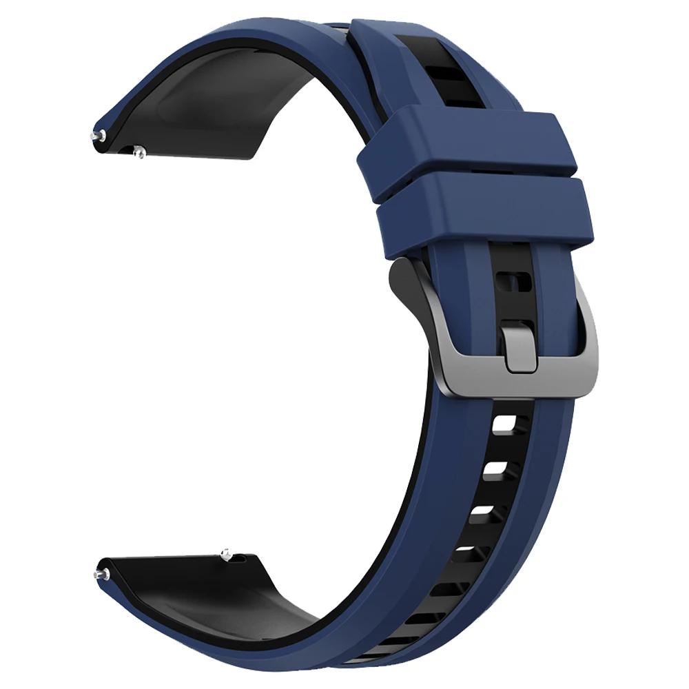 22-мм мягкий силиконовый ремешок для Xiaomi Watch S4 S3 S2 46мм 42мм S1 Active/Color 2 Ремешок для Mi Watch для Amazfit BALANCE 2 Браслет Ремень