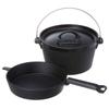 LOGOS Сковорода-казан 9 дюймов 81062237 Черный Кемпинг & (с сумкой)