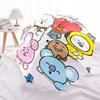 Рисунок BT21, автоматический складной зонт, портативная и складная конструкция, 8 спиц, рождественский или день рождения подарок.