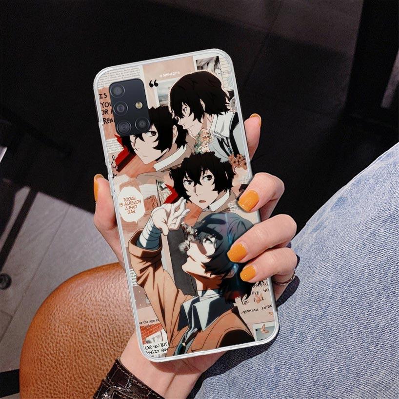 Bungo Stray Dogs Постер Аниме Чехол для телефона Для Samsung Galaxy A52 A32 A22 A12 A51 A31 A50S A30S A20S A10S Note 20 Ultra 10 Plus S1
