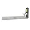 Adjustable Engineers Combination Try 90-degree Measuring Ruler New Horizontal Right Angle Ruler