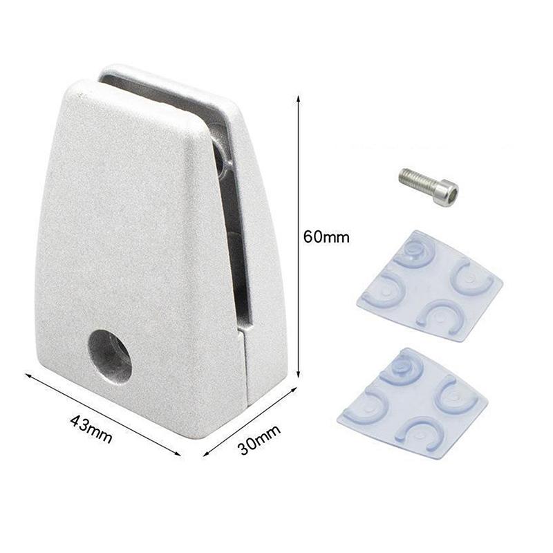 Aluminum Alloy Screen Clip Punch-Free Adjustable Desktop Movable Clip Glass Fixed Wooden Board