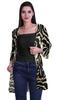Moomaya Printed Georgette Beach Clothes For Women Short Shrug Cover Up