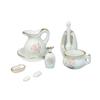 1:12 Miniature Dolls House Bathroom Decor Crafts Mini Pots and Cup, Flower Vase, Soap, Soap Tray,