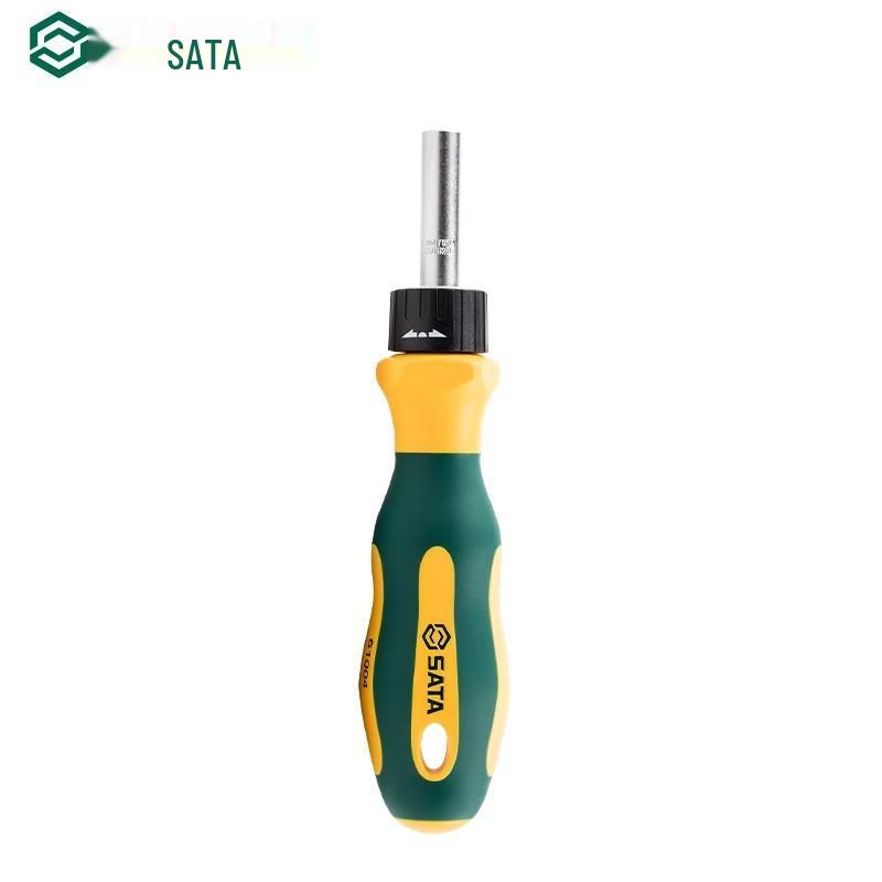 SATA 61004 Поворотная трещоточная отвертка с магнитным держателем 6,3 мм