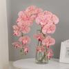 100 см искусственный цветок орхидеи-бабочки 9 головок красочные орхидеи-мотыльки искусственный цветок свадебное украшение для вечеринки для дома DIY ваза