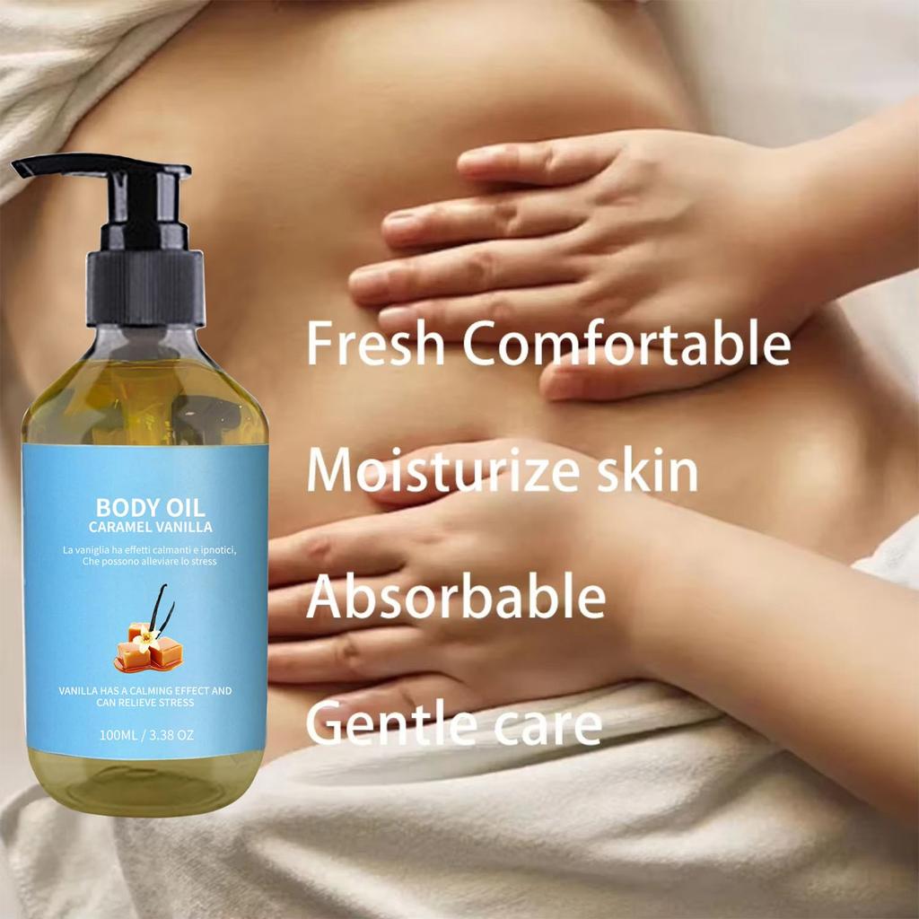 Длительно увлажняющее успокаивающее массажное масло 100 мл