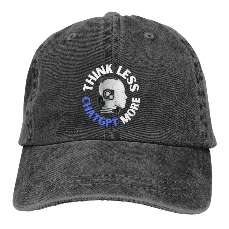 ChatGPT Peaked Unisex Women's Cowboy Cap AI Friend Baseball Caps Personalized Visor Protect Hats