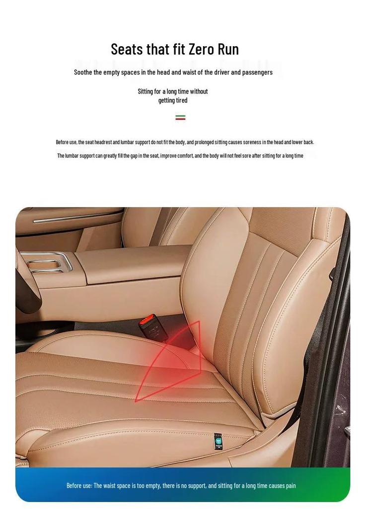 Подушка для поддержки поясницы Leapmotor 27 Model C10 - Подушка для спинки сиденья водителя