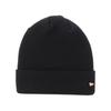 New Era Knit Cap with Cuff and Metal Free Basic Cuff Metal Badge, Black/Bronze, Knit, Flag, Black/Bronze